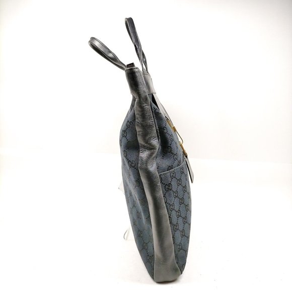 Gucci Tote Bag Black Canvas - Picture 3 of 9